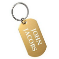 Dog Tag Key Ring